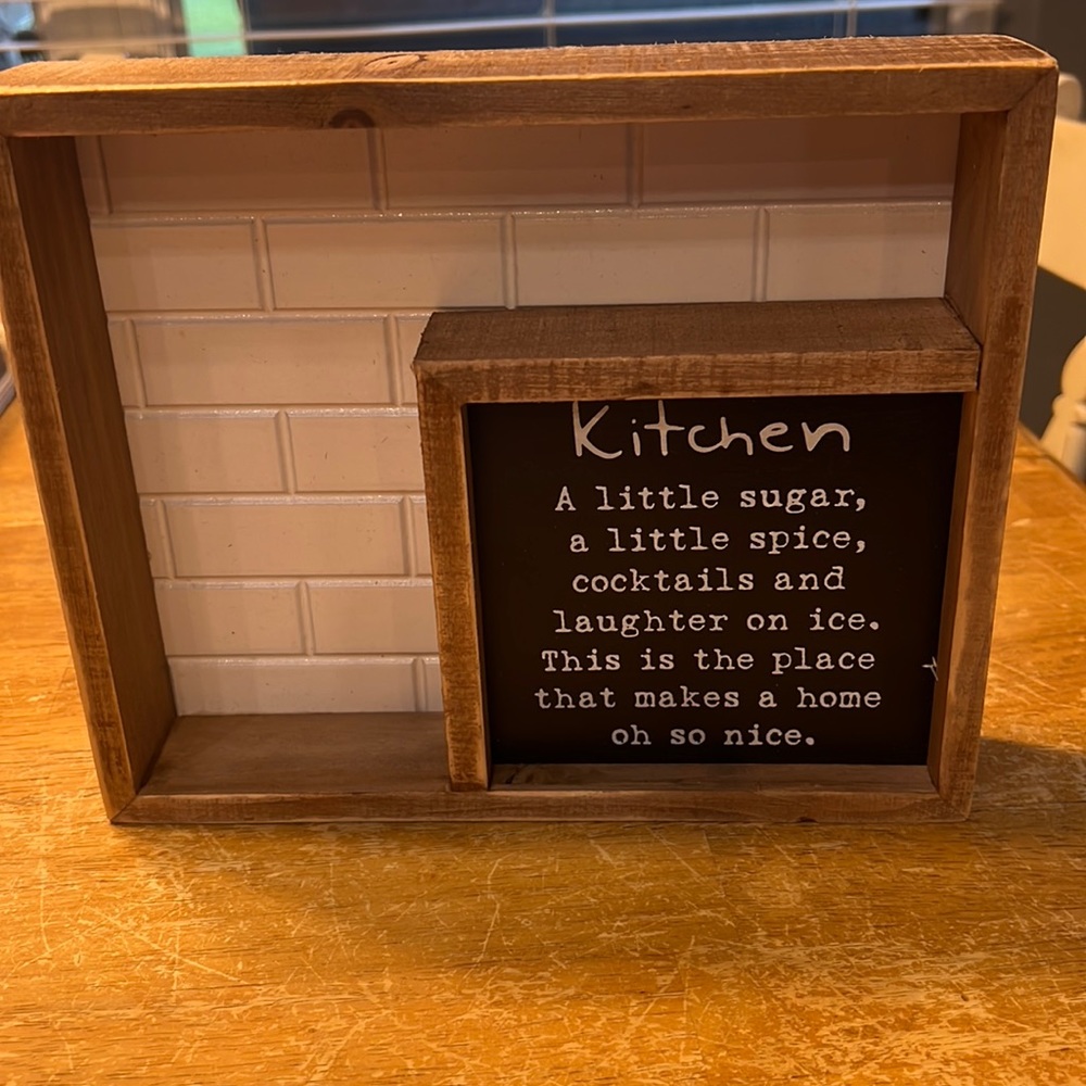 Sugar and spice sign.